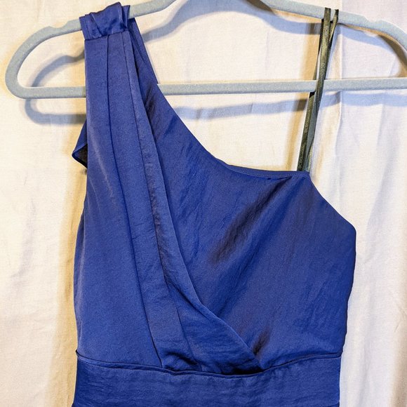 BCBGeneration Blue One Shoulder Dress - Picture 2 of 8